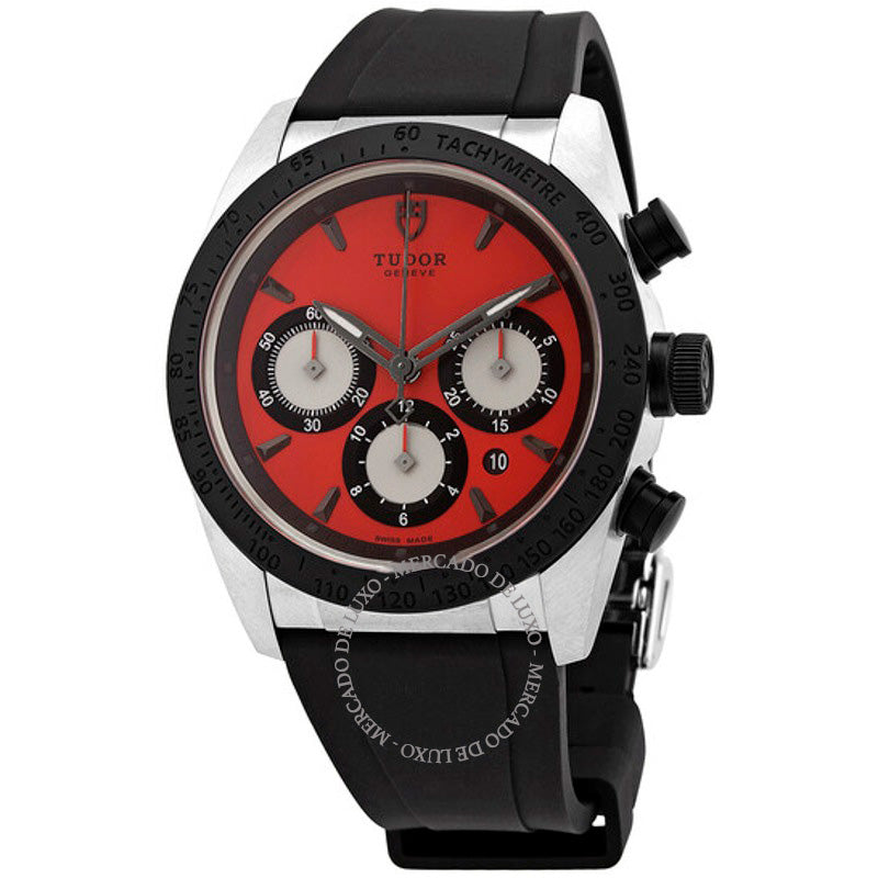 Relógio Fastrider Cronógrafo Automático Mostrador Vermelho 42 mm - Mercado de Luxo - O Maior E-Commerce de Bens, Produtos e Serviços de Luxo do Brasil.