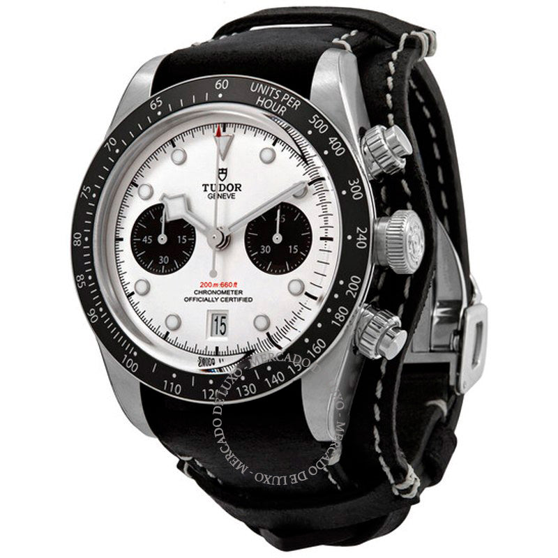 Relógio Black Bay Chrono Cronógrafo Mostrador Branco 41 mm - Mercado de Luxo - O Maior E-Commerce de Bens, Produtos e Serviços de Luxo do Brasil.