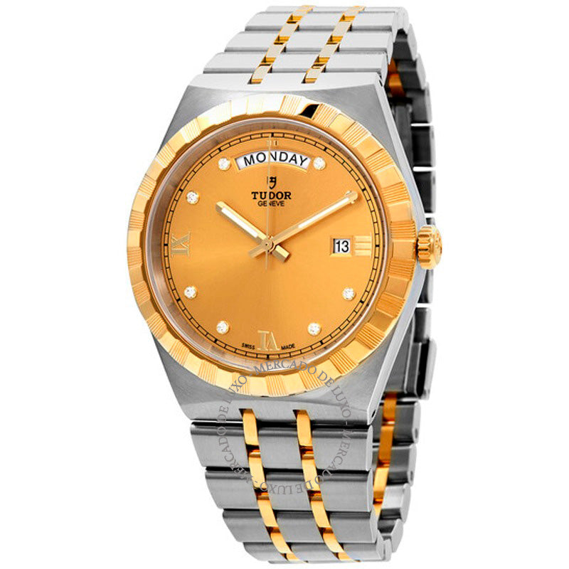 Relógio Royal Automatic Diamond Champagne Dial 41 mm - Mercado de Luxo - O Maior E-Commerce de Bens, Produtos e Serviços de Luxo do Brasil.