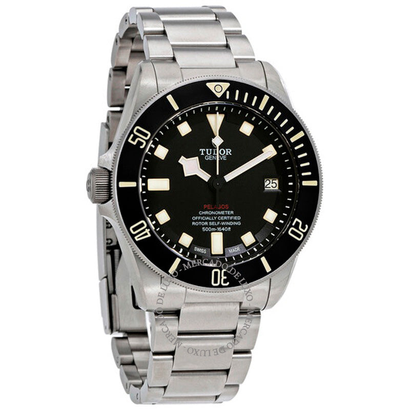 Relógio Pelagos LHD Lefty Automático Mostrador Preto 42 mm - Mercado de Luxo - O Maior E-Commerce de Bens, Produtos e Serviços de Luxo do Brasil.