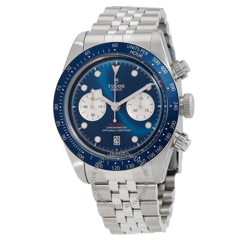 Relógio Black Bay Chrono Cronógrafo Mostrador Azul  - Mercado de Luxo - O Maior E-Commerce de Bens, Produtos e Serviços de Luxo do Brasil.