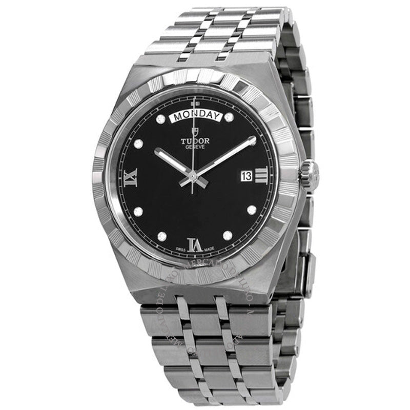 Relógio Royal Automatic Diamond Black Dial 41 mm - Mercado de Luxo - O Maior E-Commerce de Bens, Produtos e Serviços de Luxo do Brasil.