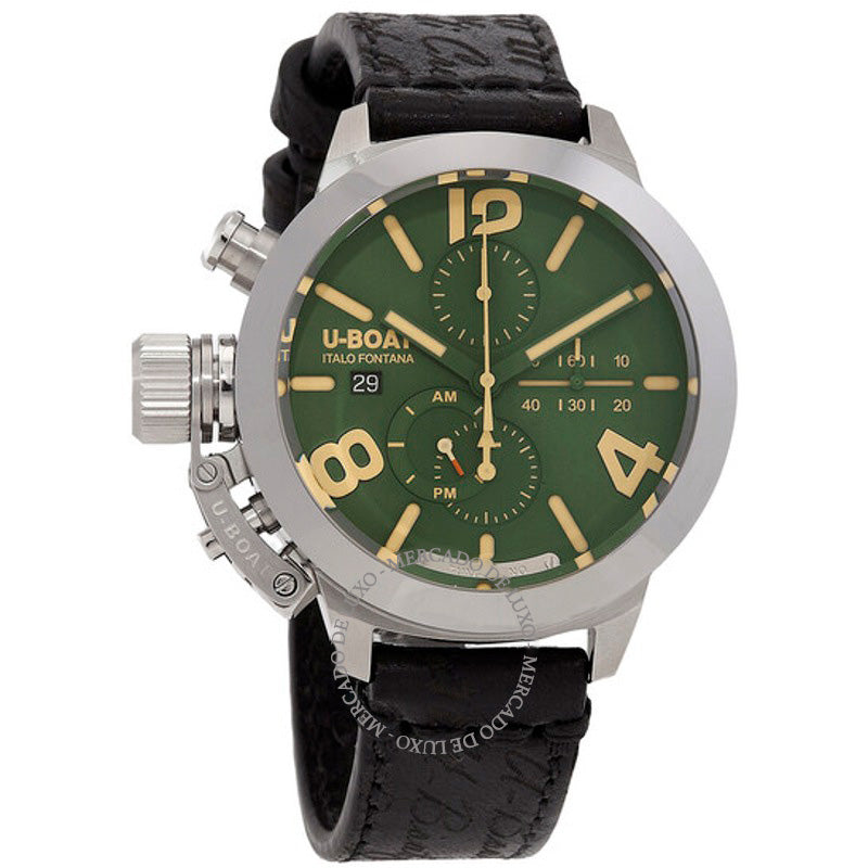 Relógio Cronógrafo Clássico Automático Mostrador Verde 45 mm - Mercado de Luxo - O Maior E-Commerce de Bens, Produtos e Serviços de Luxo do Brasil.