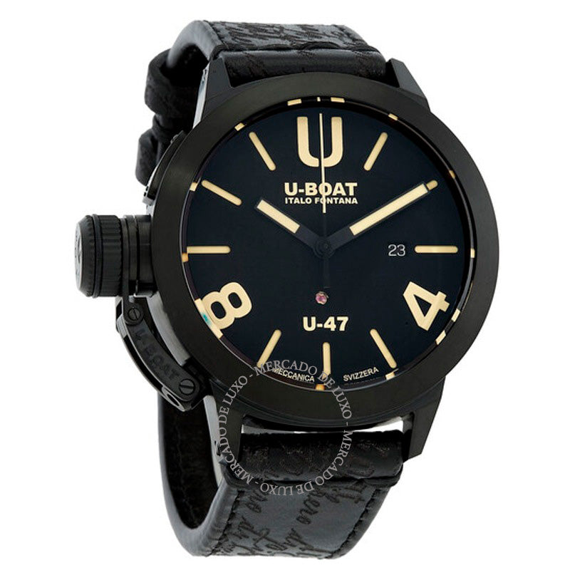 Relógio Classico U-47 Lefty Automático Mostrador Preto 47 mm - Mercado de Luxo - O Maior E-Commerce de Bens, Produtos e Serviços de Luxo do Brasil.