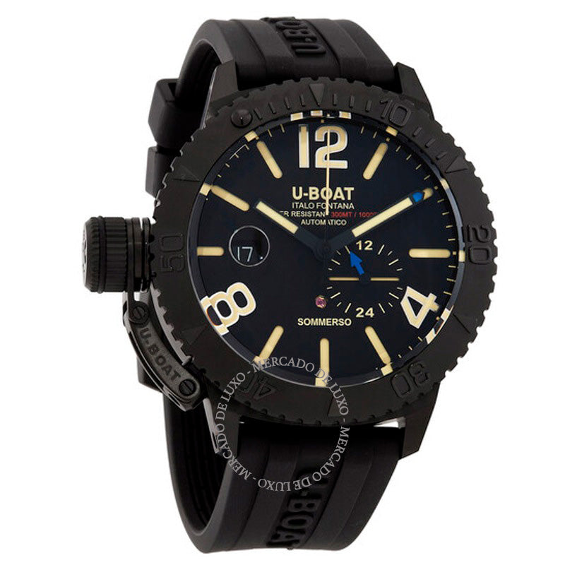 Relógio Lefty Sommerso DLC Automático Mostrador Preto 46 mm - Mercado de Luxo - O Maior E-Commerce de Bens, Produtos e Serviços de Luxo do Brasil.