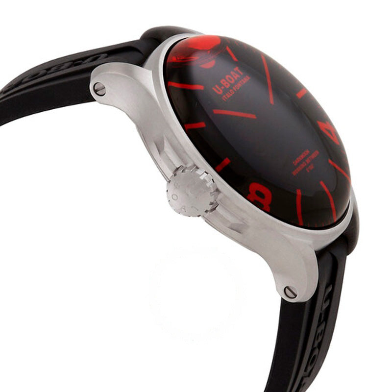 Relógio Darkmoon Vidro Vermelho Quartzo Mostrador Preto 44 mm - Mercado de Luxo - O Maior E-Commerce de Bens, Produtos e Serviços de Luxo do Brasil.