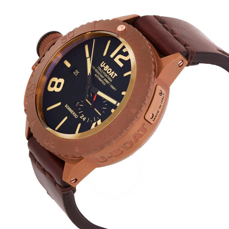 Relógio Bronze 46 mm Automático Mostrador Preto 46 mm - Mercado de Luxo - O Maior E-Commerce de Bens, Produtos e Serviços de Luxo do Brasil.