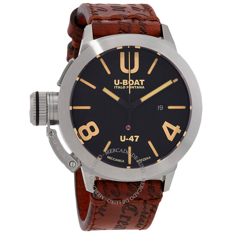 Relógio Clássico Automático Mostrador Preto 47 mm - Mercado de Luxo - O Maior E-Commerce de Bens, Produtos e Serviços de Luxo do Brasil.