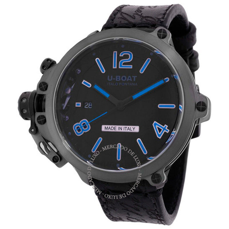 Relógio Cápsula Automática Mostrador Preto 45 mm - Mercado de Luxo - O Maior E-Commerce de Bens, Produtos e Serviços de Luxo do Brasil.