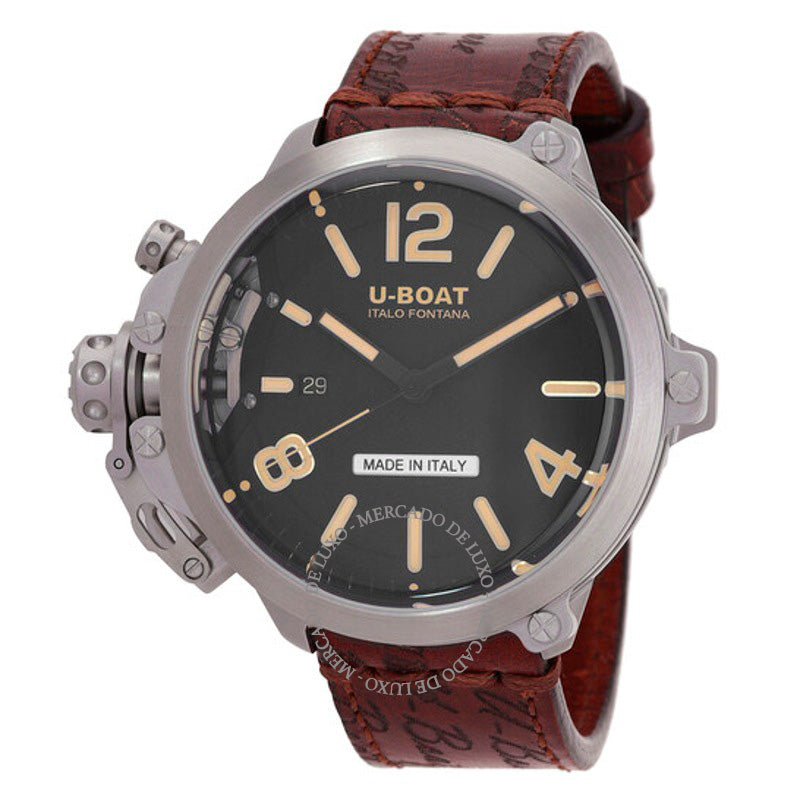 Relógio Cápsula Automática Mostrador Preto 50 mm - Mercado de Luxo - O Maior E-Commerce de Bens, Produtos e Serviços de Luxo do Brasil.