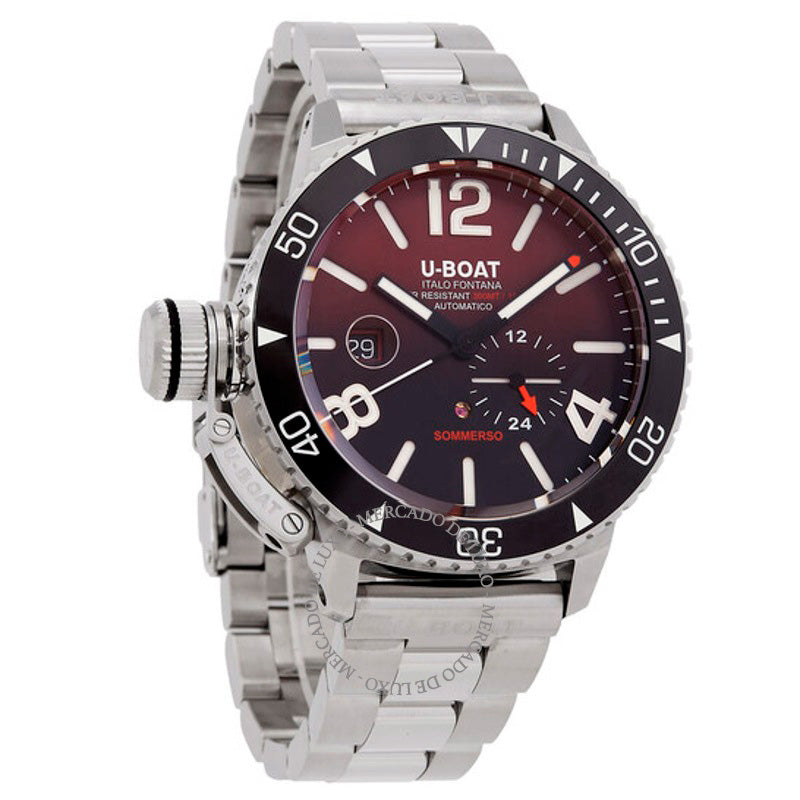 Relógio Sommerso Automático Mostrador Vermelho 46 mm - Mercado de Luxo - O Maior E-Commerce de Bens, Produtos e Serviços de Luxo do Brasil.