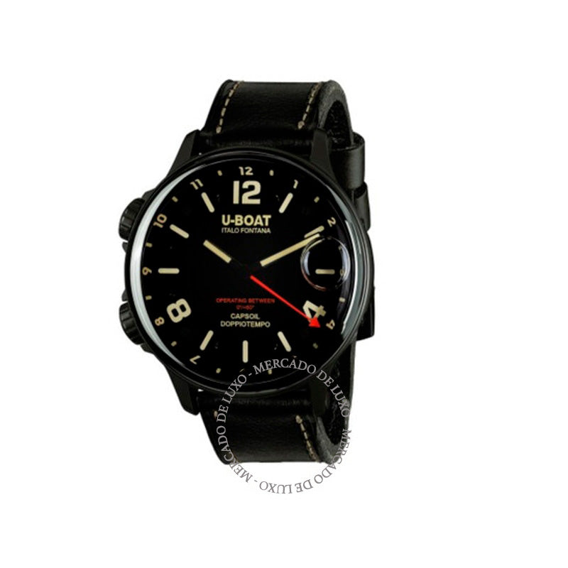 Relógio Capsoil Quartz Mostrador Preto 55 mm - Mercado de Luxo - O Maior E-Commerce de Bens, Produtos e Serviços de Luxo do Brasil.