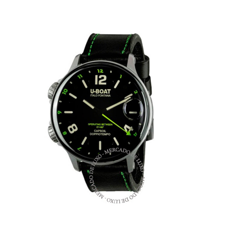 Relógio Capsoil Quartz Mostrador Preto 55 mm - Mercado de Luxo - O Maior E-Commerce de Bens, Produtos e Serviços de Luxo do Brasil.