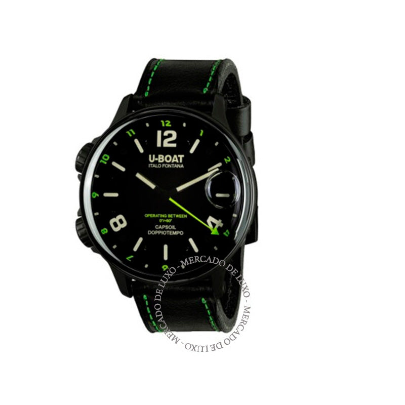 Relógio Capsoil Quartz Mostrador Preto 55 mm - Mercado de Luxo - O Maior E-Commerce de Bens, Produtos e Serviços de Luxo do Brasil.