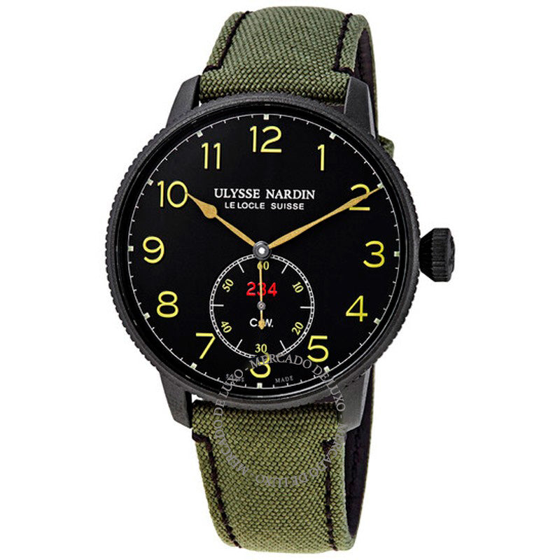 Relógio Marine Torpilleur Edição Limitada Cronômetro Automático Mostrador Preto 44 mm - Mercado de Luxo - O Maior E-Commerce de Bens, Produtos e Serviços de Luxo do Brasil.
