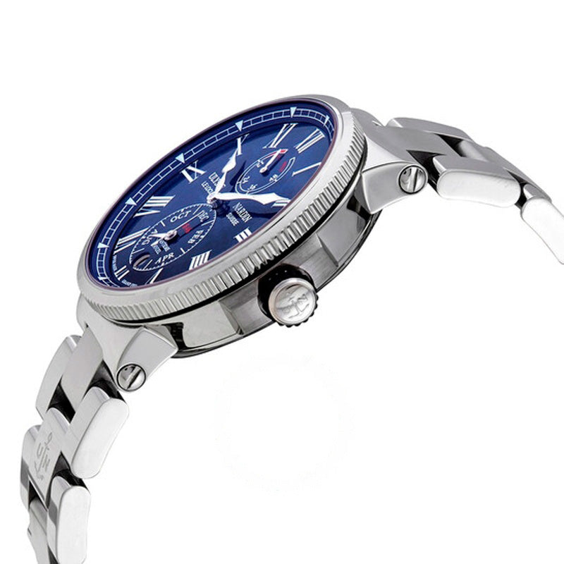 Relógio Cronômetro Marinho Calendário Anual Automático Mostrador Azul 43 mm - Mercado de Luxo - O Maior E-Commerce de Bens, Produtos e Serviços de Luxo do Brasil.