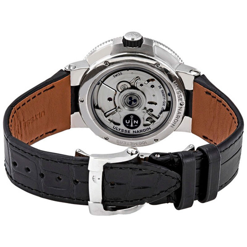 Relógio Turbilhão Marinho Automático Mostrador Esmaltado Branco 43 mm - Mercado de Luxo - O Maior E-Commerce de Bens, Produtos e Serviços de Luxo do Brasil.