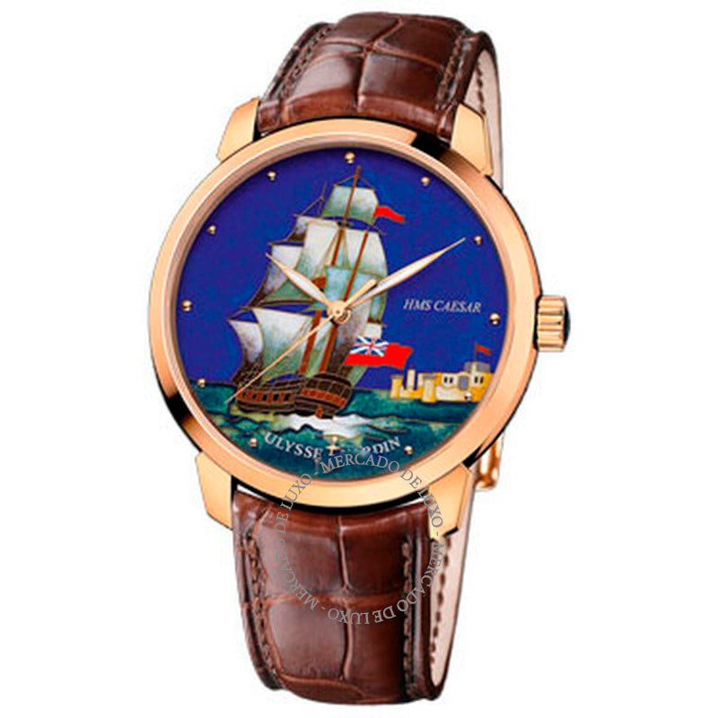 Relógio Clássico HMS Caesar Esmalte Champleve Mostrador  - Mercado de Luxo - O Maior E-Commerce de Bens, Produtos e Serviços de Luxo do Brasil.