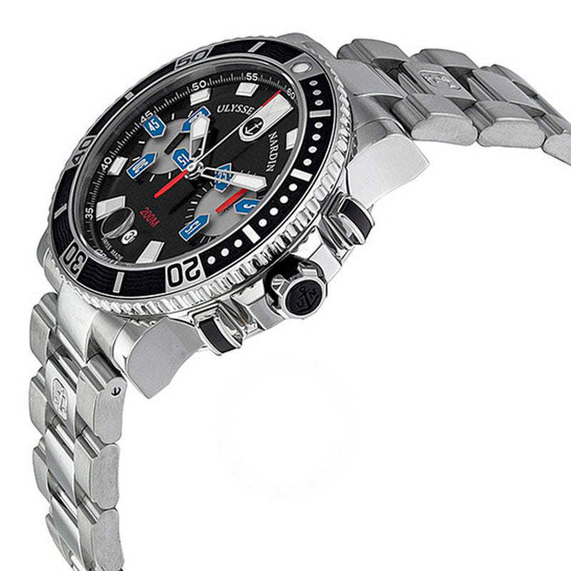 Relógio Maxi Marine Diver Cronógrafo Mostrador Preto 42 mm - Mercado de Luxo - O Maior E-Commerce de Bens, Produtos e Serviços de Luxo do Brasil.