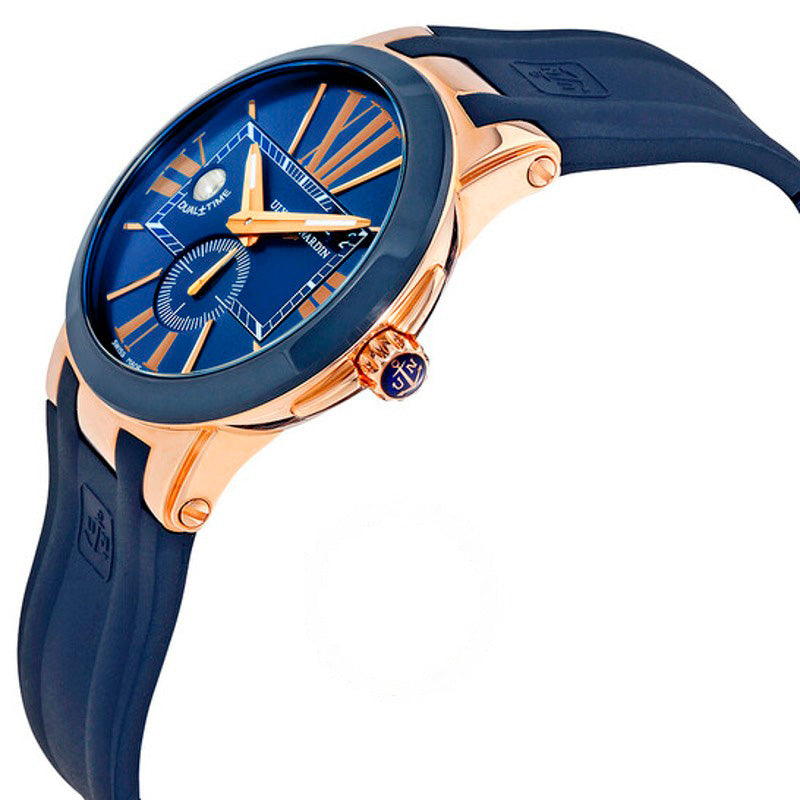 Relógio Executivo Dual Time Automático Mostrador Azul 43 mm - Mercado de Luxo - O Maior E-Commerce de Bens, Produtos e Serviços de Luxo do Brasil.