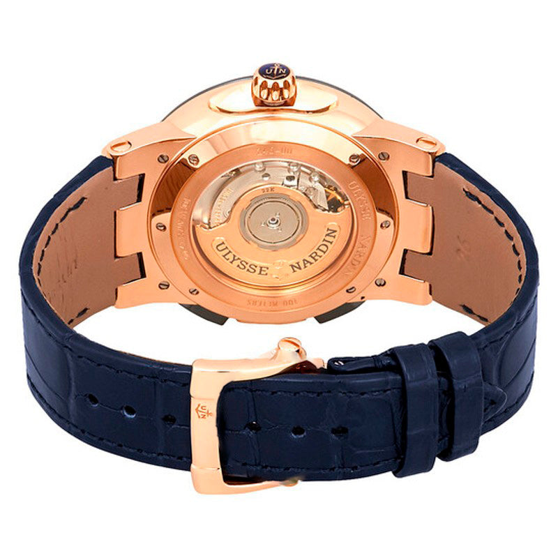 Relógio Executivo Dual Time Automático Mostrador Azul  - Mercado de Luxo - O Maior E-Commerce de Bens, Produtos e Serviços de Luxo do Brasil.