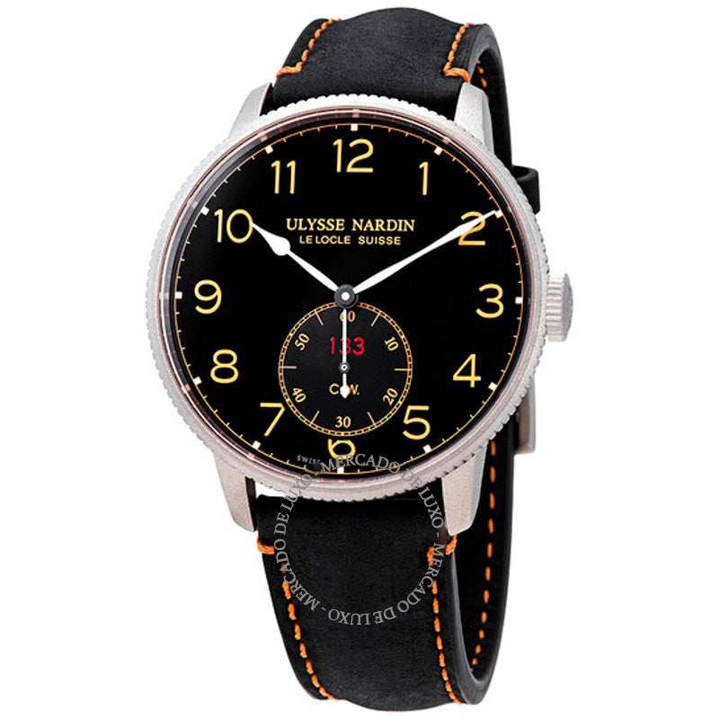 Relógio Mostrador preto automático Marine Torpilleur 44 mm - Mercado de Luxo - O Maior E-Commerce de Bens, Produtos e Serviços de Luxo do Brasil.