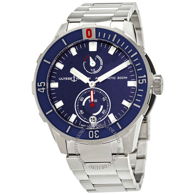 Relógio Cronômetro de mergulho automático com mostrador azul 44 mm - Mercado de Luxo - O Maior E-Commerce de Bens, Produtos e Serviços de Luxo do Brasil.