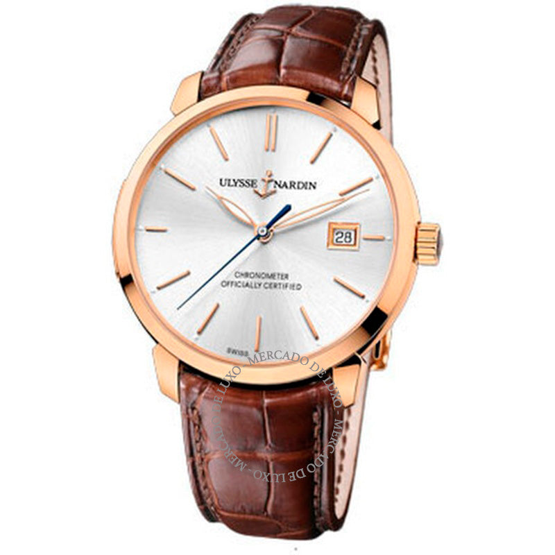 Relógio San Marco Classico Mostrador prateado 40 mm - Mercado de Luxo - O Maior E-Commerce de Bens, Produtos e Serviços de Luxo do Brasil.