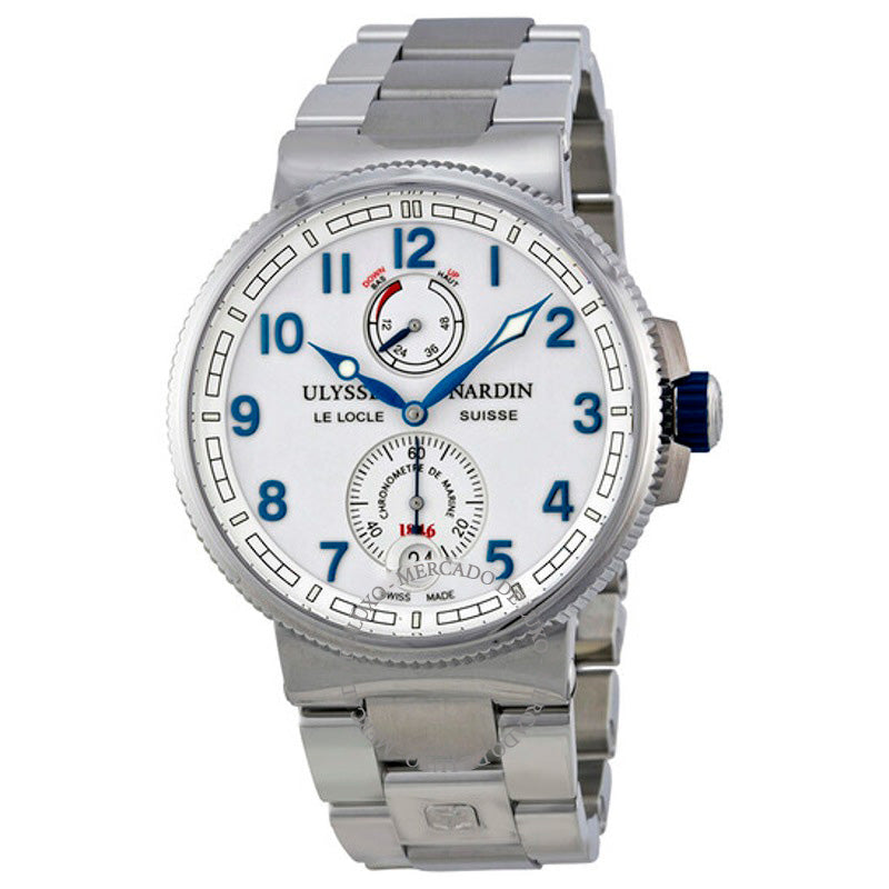 Relógio Cronômetro Marinho Mostrador Branco 43 mm - Mercado de Luxo - O Maior E-Commerce de Bens, Produtos e Serviços de Luxo do Brasil.
