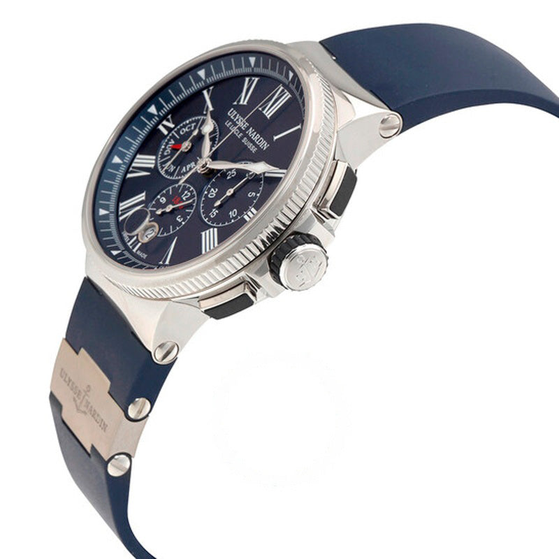 Relógio Cronógrafo Marinho Automático 43 mm - Mercado de Luxo - O Maior E-Commerce de Bens, Produtos e Serviços de Luxo do Brasil.