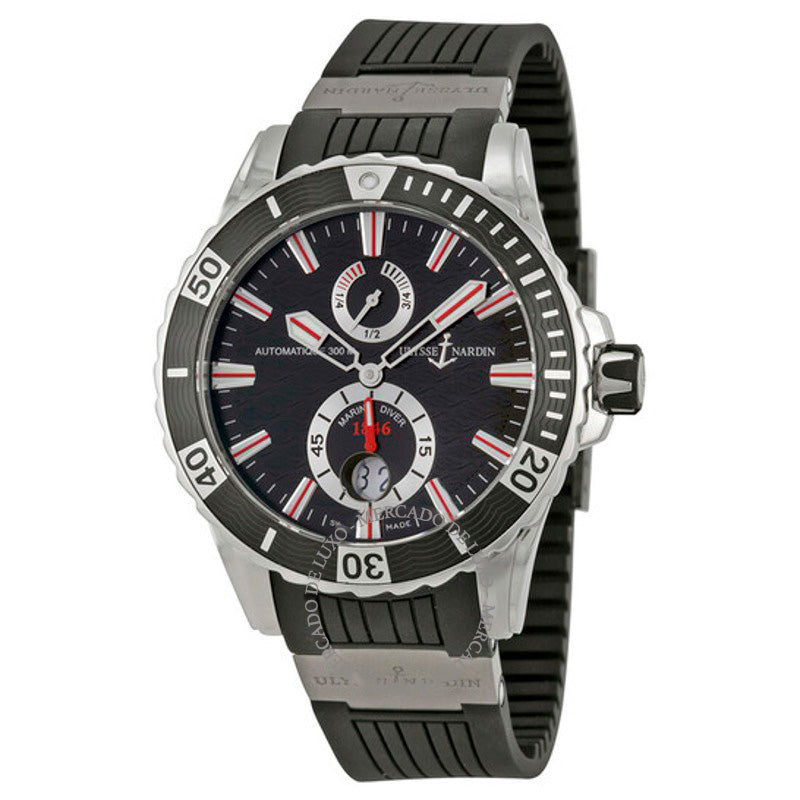 Relógio Maxi Marine Diver Mostrador Preto 44 mm - Mercado de Luxo - O Maior E-Commerce de Bens, Produtos e Serviços de Luxo do Brasil.