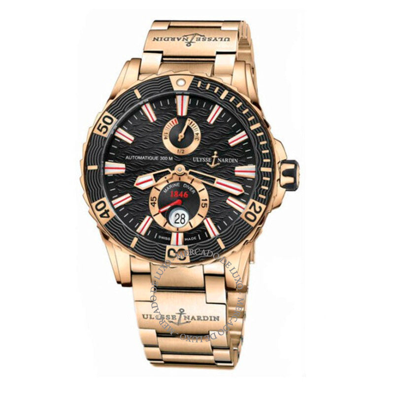 Relógio Maxi Marine Diver Mostrador Preto 44 mm - Mercado de Luxo - O Maior E-Commerce de Bens, Produtos e Serviços de Luxo do Brasil.