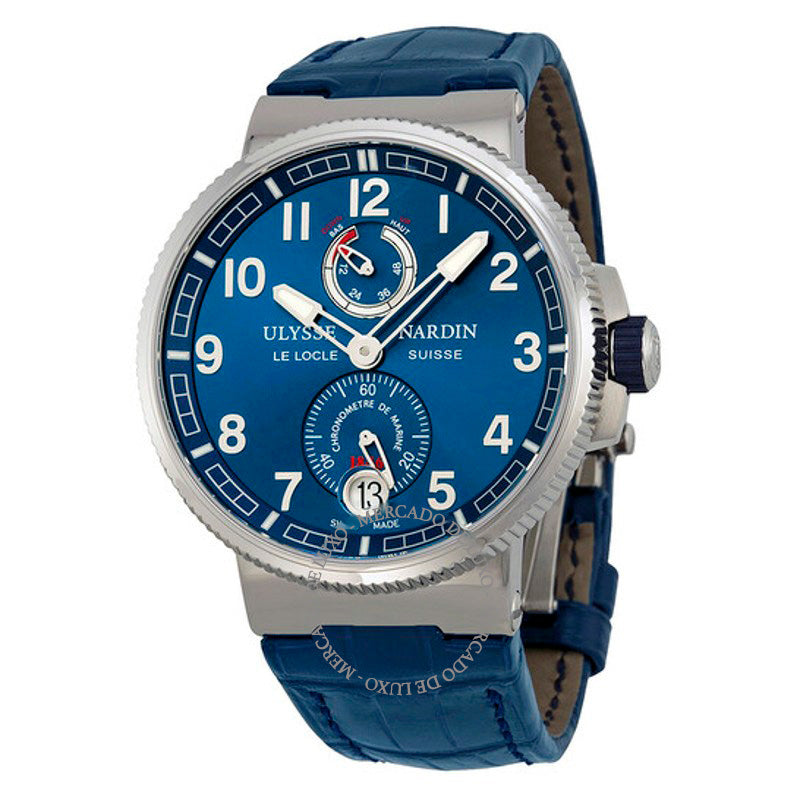 Relógio Cronômetro Marinho Mostrador Azul 43 mm - Mercado de Luxo - O Maior E-Commerce de Bens, Produtos e Serviços de Luxo do Brasil.
