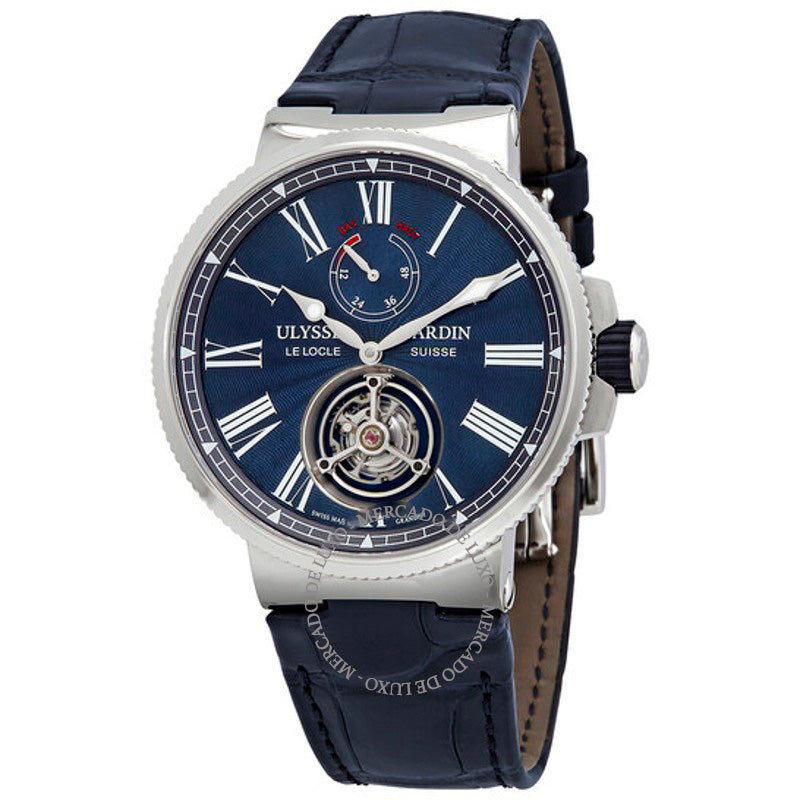 Relógio Turbilhão Marinho Automático 43 mm - Mercado de Luxo - O Maior E-Commerce de Bens, Produtos e Serviços de Luxo do Brasil.