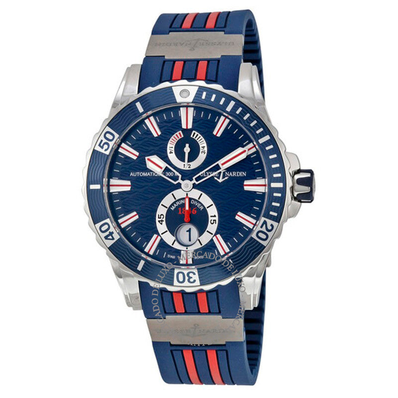 Relógio Maxi Marine Diver Mostrador Azul 44 mm - Mercado de Luxo - O Maior E-Commerce de Bens, Produtos e Serviços de Luxo do Brasil.