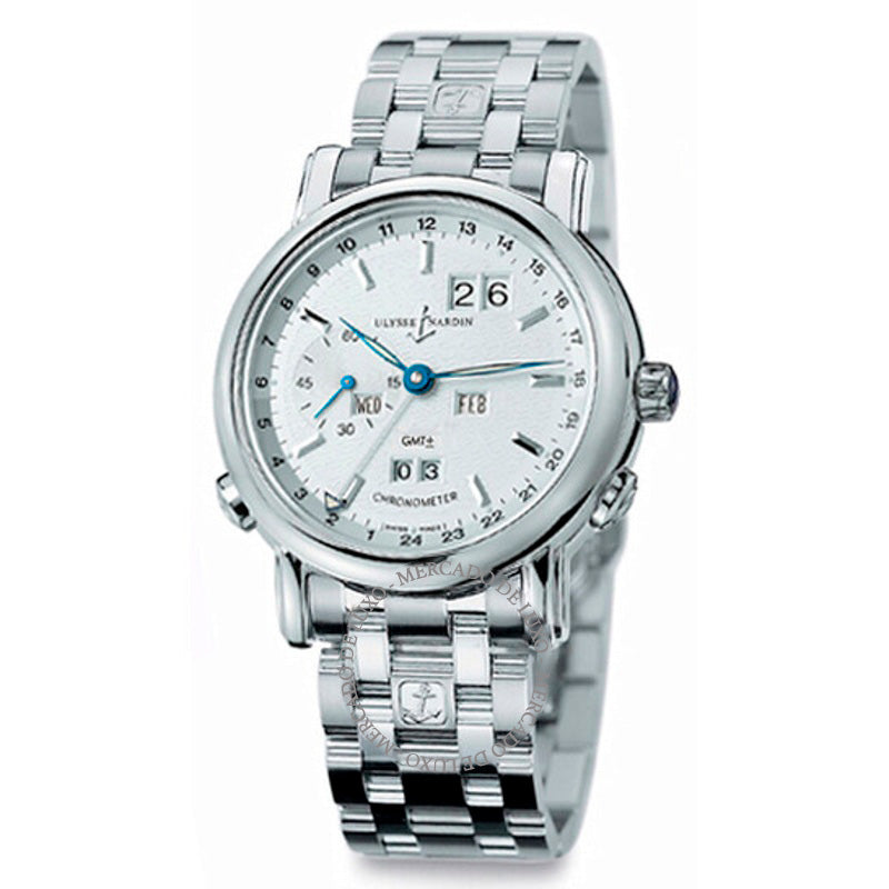 Relógio Mostrador prateado perpétuo GMT 12 mm - Mercado de Luxo - O Maior E-Commerce de Bens, Produtos e Serviços de Luxo do Brasil.