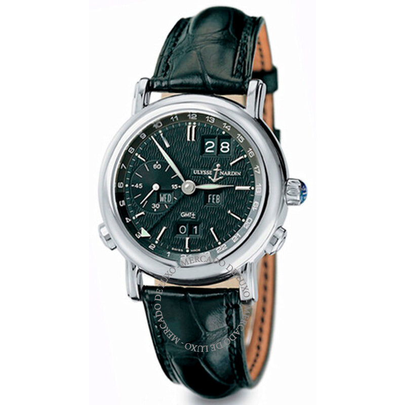 Relógio GMT Perpetual Mostrador Preto 38 mm - Mercado de Luxo - O Maior E-Commerce de Bens, Produtos e Serviços de Luxo do Brasil.