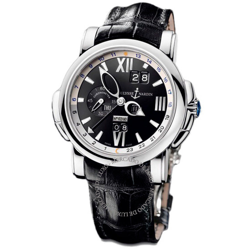 Relógio GMT Perpetual Mostrador Preto 42 mm - Mercado de Luxo - O Maior E-Commerce de Bens, Produtos e Serviços de Luxo do Brasil.