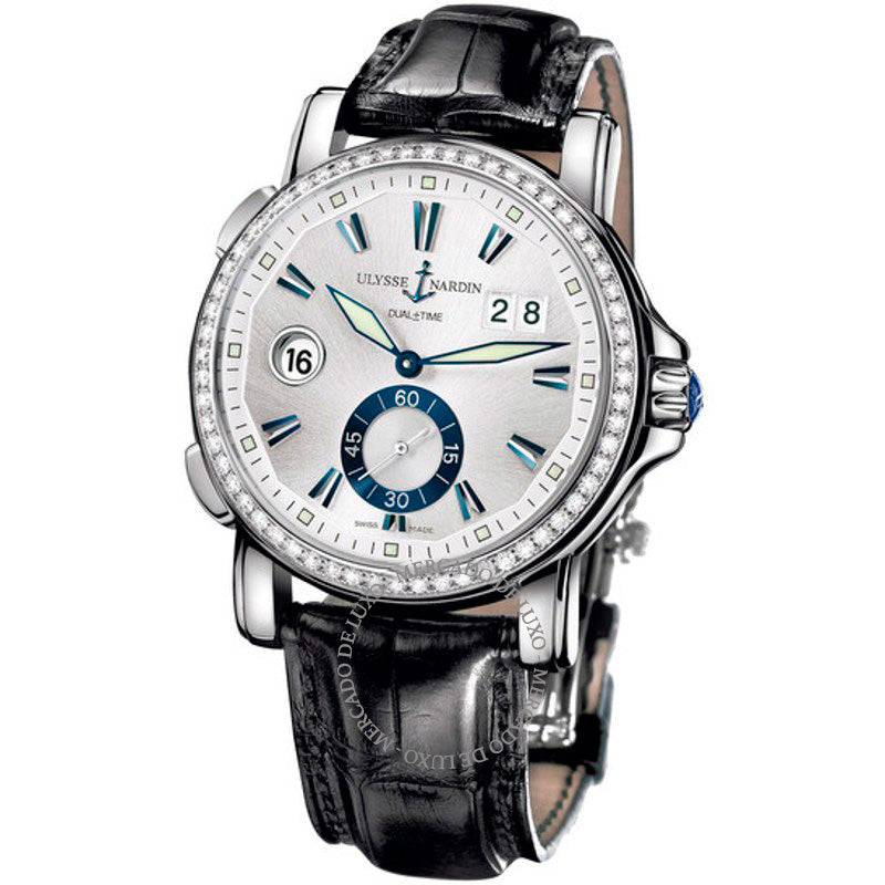 Relógio GMT Big Date Mostrador prateado  - Mercado de Luxo - O Maior E-Commerce de Bens, Produtos e Serviços de Luxo do Brasil.