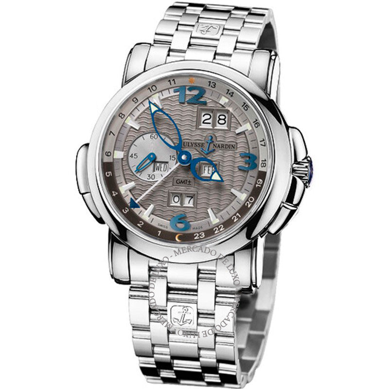 Relógio Mostrador cinza perpétuo GMT 42 mm - Mercado de Luxo - O Maior E-Commerce de Bens, Produtos e Serviços de Luxo do Brasil.