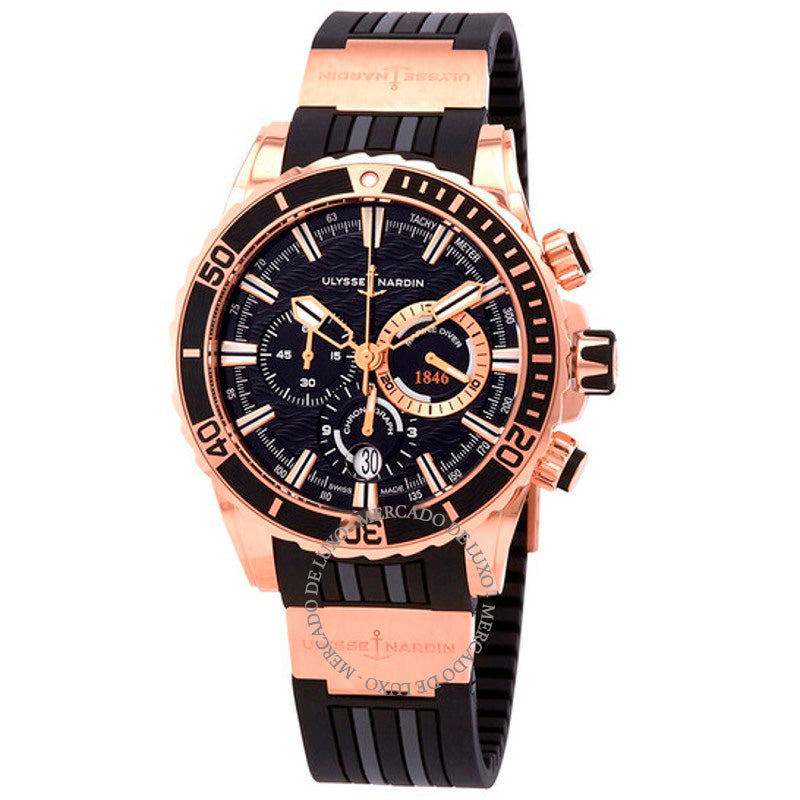 Relógio Mostrador preto Diver 44 mm - Mercado de Luxo - O Maior E-Commerce de Bens, Produtos e Serviços de Luxo do Brasil.