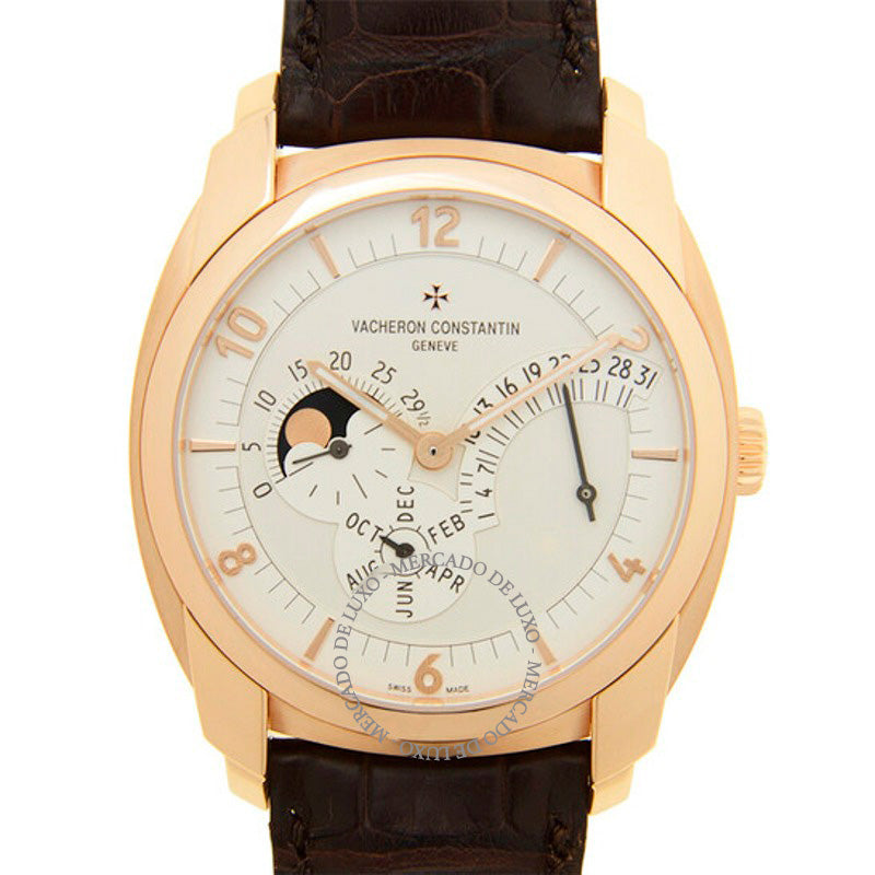 Relógio Calendário Anual Retrógrado Quai De Lile Ouro Rosa 18kt 45 mm - Mercado de Luxo - O Maior E-Commerce de Bens, Produtos e Serviços de Luxo do Brasil.