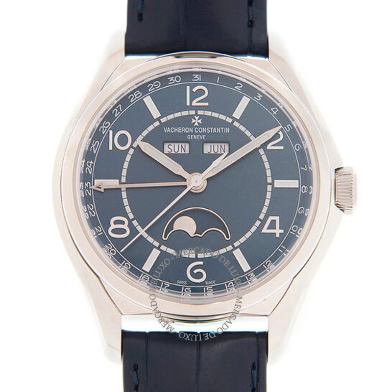 Relógio Cinquenta e seis calendário completo automático mostrador azul 40 mm - Mercado de Luxo - O Maior E-Commerce de Bens, Produtos e Serviços de Luxo do Brasil.