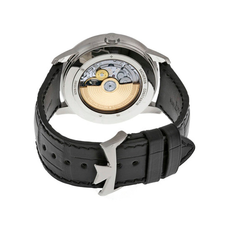 Relógio Patrimony Retrógrado Dia-Data Mostrador Prateado  - Mercado de Luxo - O Maior E-Commerce de Bens, Produtos e Serviços de Luxo do Brasil.