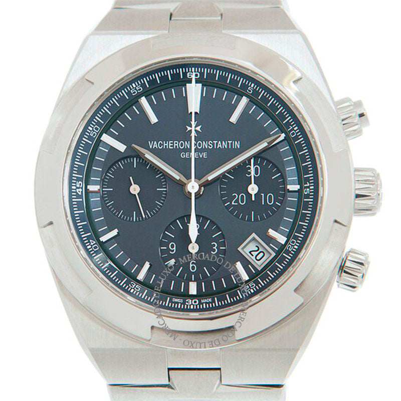 Relógio Cronógrafo Overseas Automático Mostrador Preto  - Mercado de Luxo - O Maior E-Commerce de Bens, Produtos e Serviços de Luxo do Brasil.