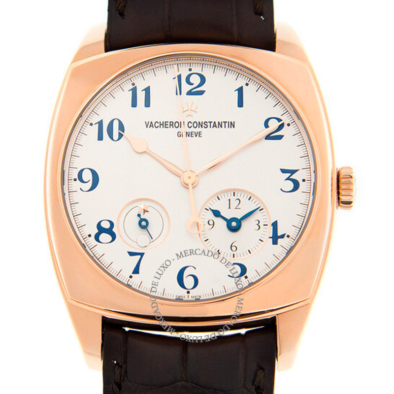 Relógio Harmony Dual Time Mostrador Opalino Prateado 40 mm - Mercado de Luxo - O Maior E-Commerce de Bens, Produtos e Serviços de Luxo do Brasil.