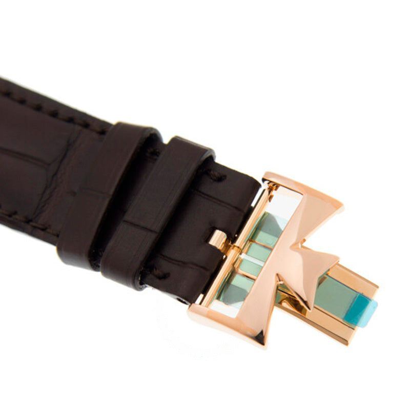 Relógio Harmony Dual Time Mostrador Opalino Prateado 40 mm - Mercado de Luxo - O Maior E-Commerce de Bens, Produtos e Serviços de Luxo do Brasil.