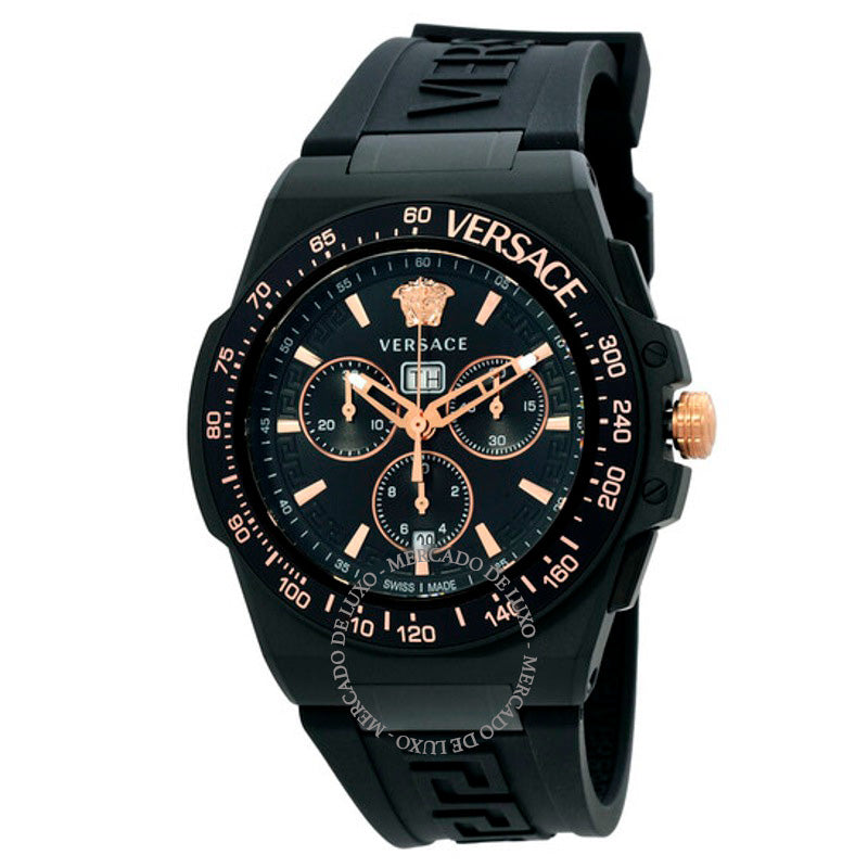 Relógio Greca Extreme Chronograph Quartzo Mostrador Preto 45 mm - Mercado de Luxo - O Maior E-Commerce de Bens, Produtos e Serviços de Luxo do Brasil.