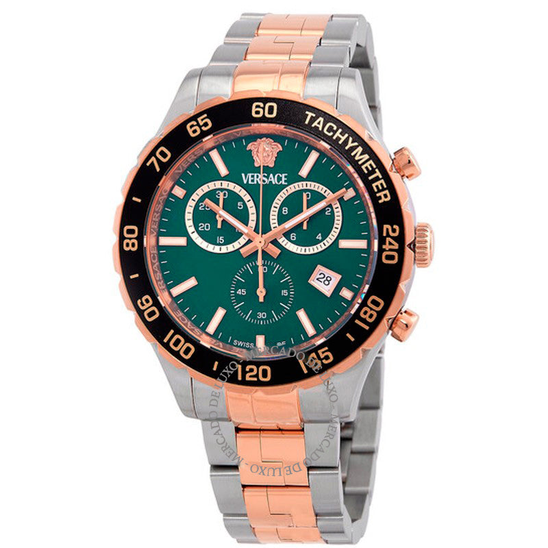 Relógio Cronógrafo Hellenyium Quartzo Mostrador Verde 43 mm - Mercado de Luxo - O Maior E-Commerce de Bens, Produtos e Serviços de Luxo do Brasil.