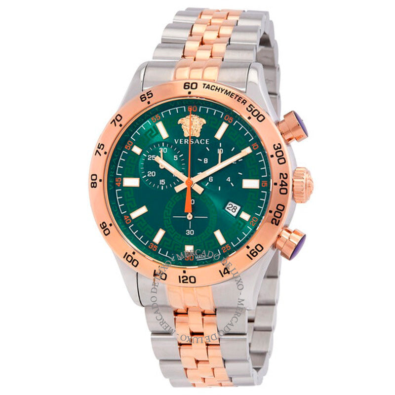 Relógio Cronógrafo Hellenyium Quartzo Mostrador Verde 44 mm - Mercado de Luxo - O Maior E-Commerce de Bens, Produtos e Serviços de Luxo do Brasil.